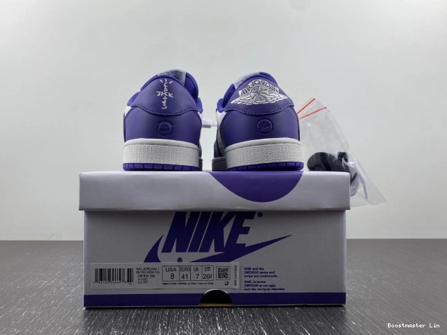 Boostmaster lin X X CUSTOM OFF-WHITE SCOTT 1 AIR TRAVIS JORDAN DM7890-386 0715
